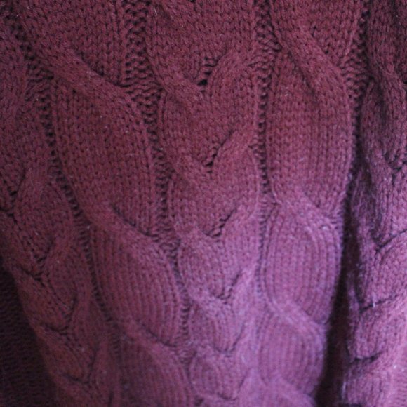 Burgundy Knit Sweater - Picture 7 of 8